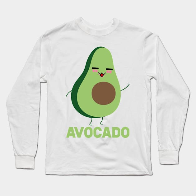 Avocado And Toast Matching Couple Long Sleeve T-Shirt by SusurrationStudio